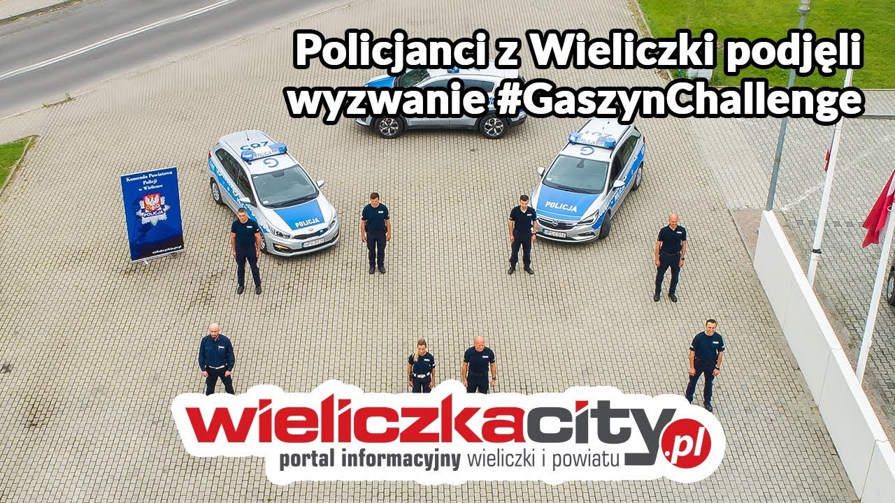 Policjanci z Wieliczki podjęli wyzwanie #GaszynChallenge
