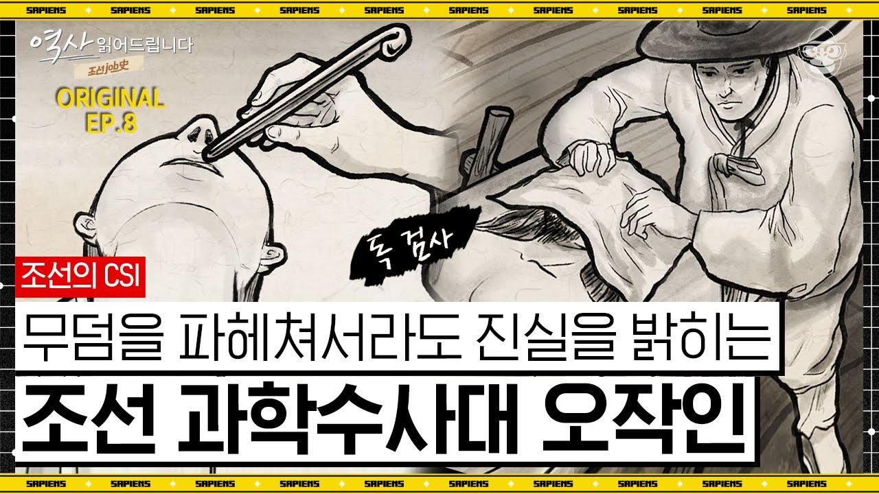 무덤 속 시체까지 부검을😱 억울한 죽음의 진실을 밝혀내던 조선의 과학수사대 '오작인' [조선JOB史 EP.08] | 강문종 교수