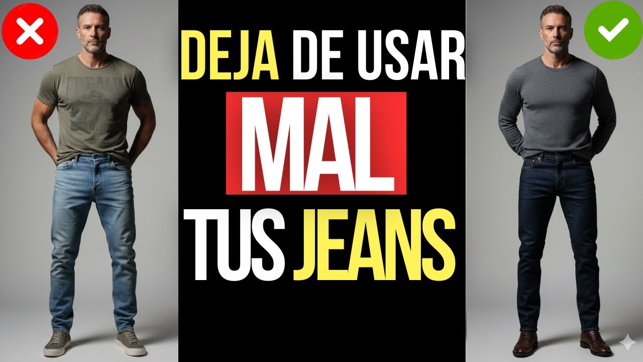 EVITA Estos Errores al Vestir Jeans a los 40+ (lo que nadie te dice)