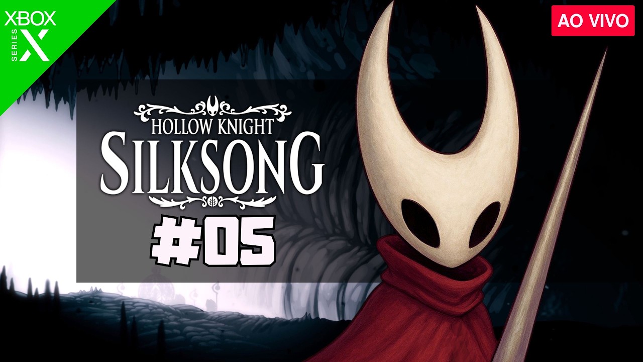 🔴AO VIVO | Hollow Knight Silksong - Continuando a Aventura! ⏳ ( PATE - 05 )