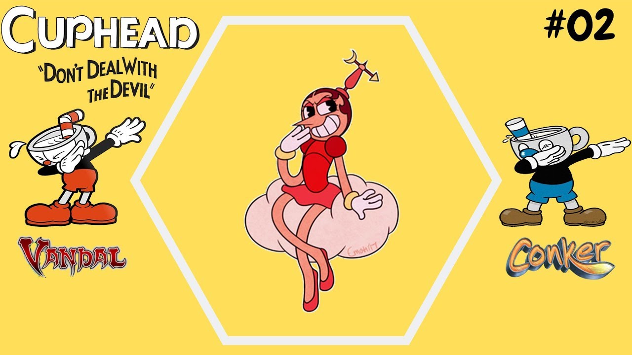 [Let's Play FR] Cuphead en Coop #2 - La fin de la première île