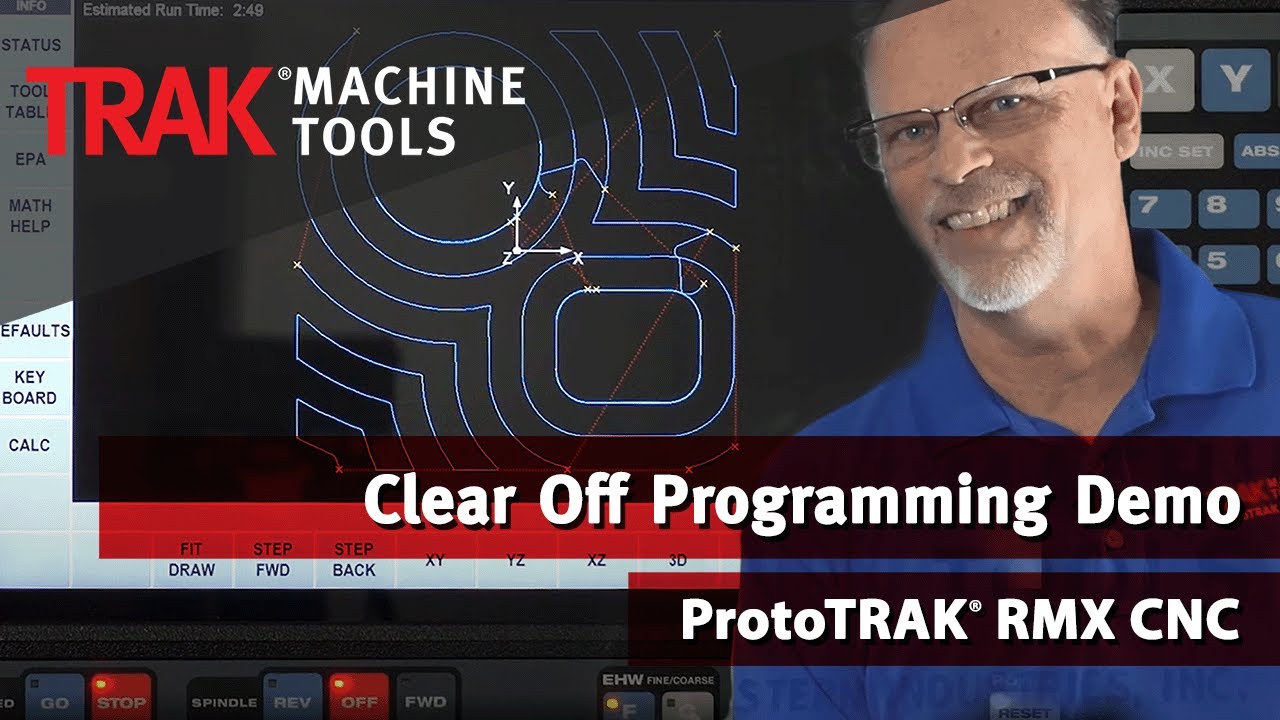 Демонстрация программирования Clear Off | ProtoTRAK RMX CNC