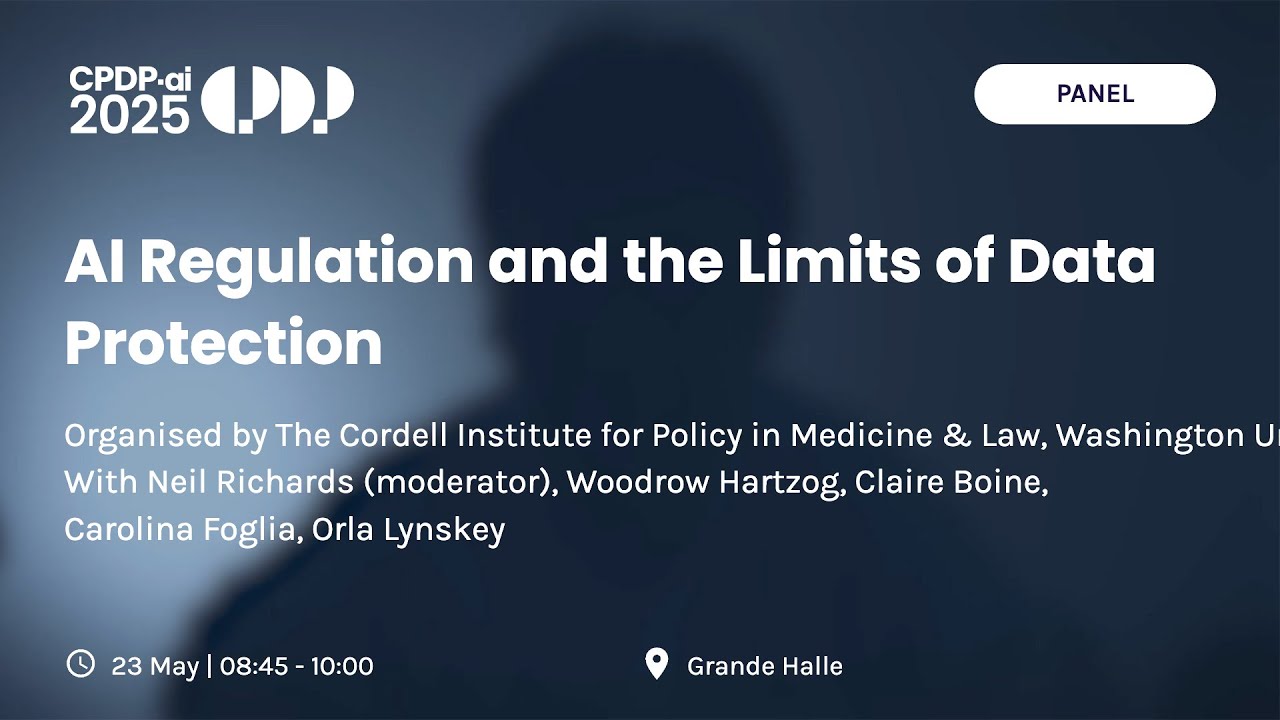 CPDP.ai 2025 - AI Regulation and the Limits of Data Protection