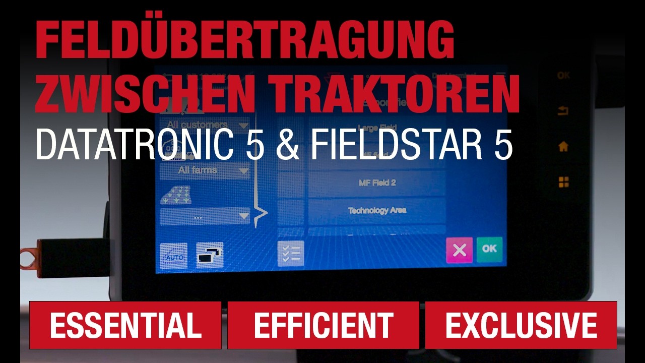 VERWALTUNG | FELDÜBERTRAGUNG ZWISCHEN TRAKTOREN