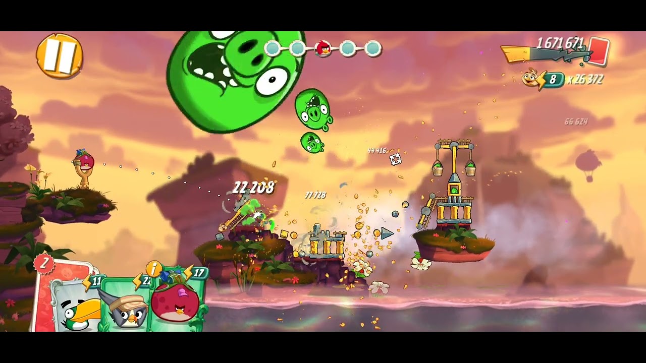 RETO DEL DIA!! NIVEL DIFICIL [PIG PANIC] #angrybirds2 #angrybirds 
