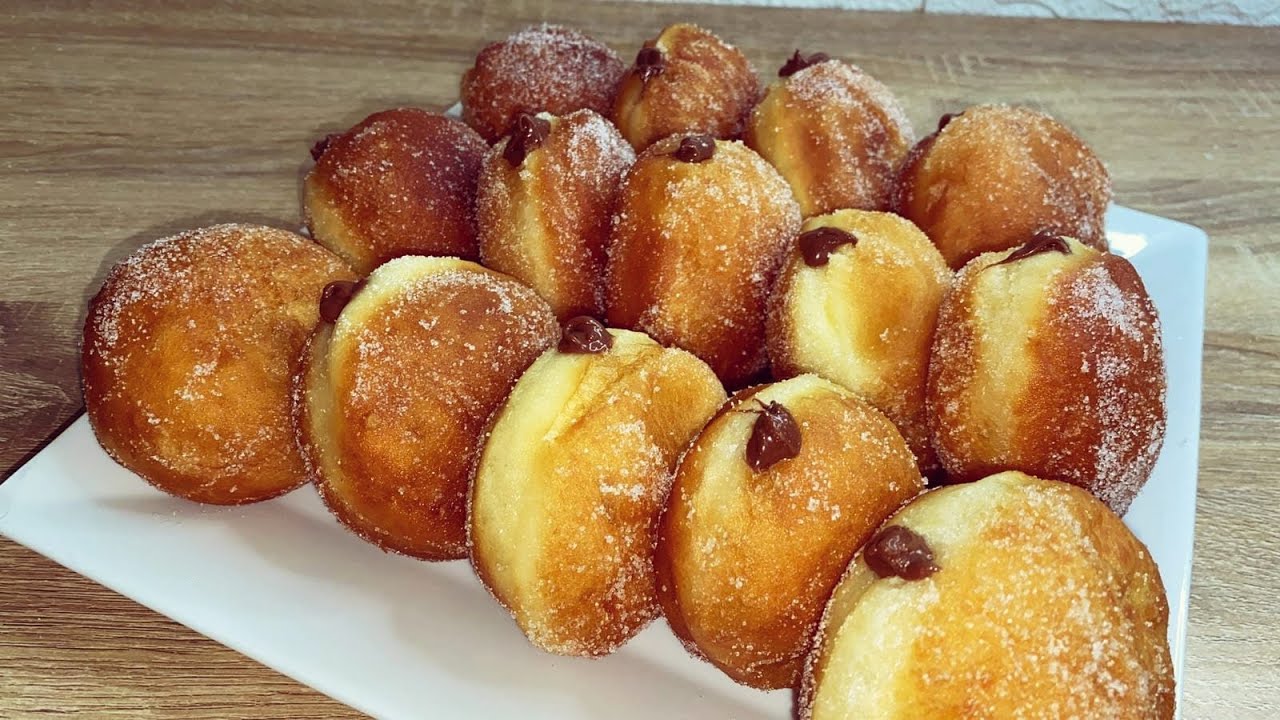 RECETTE DE  DÉLICIEUX BEIGNETS AU NUTELLA