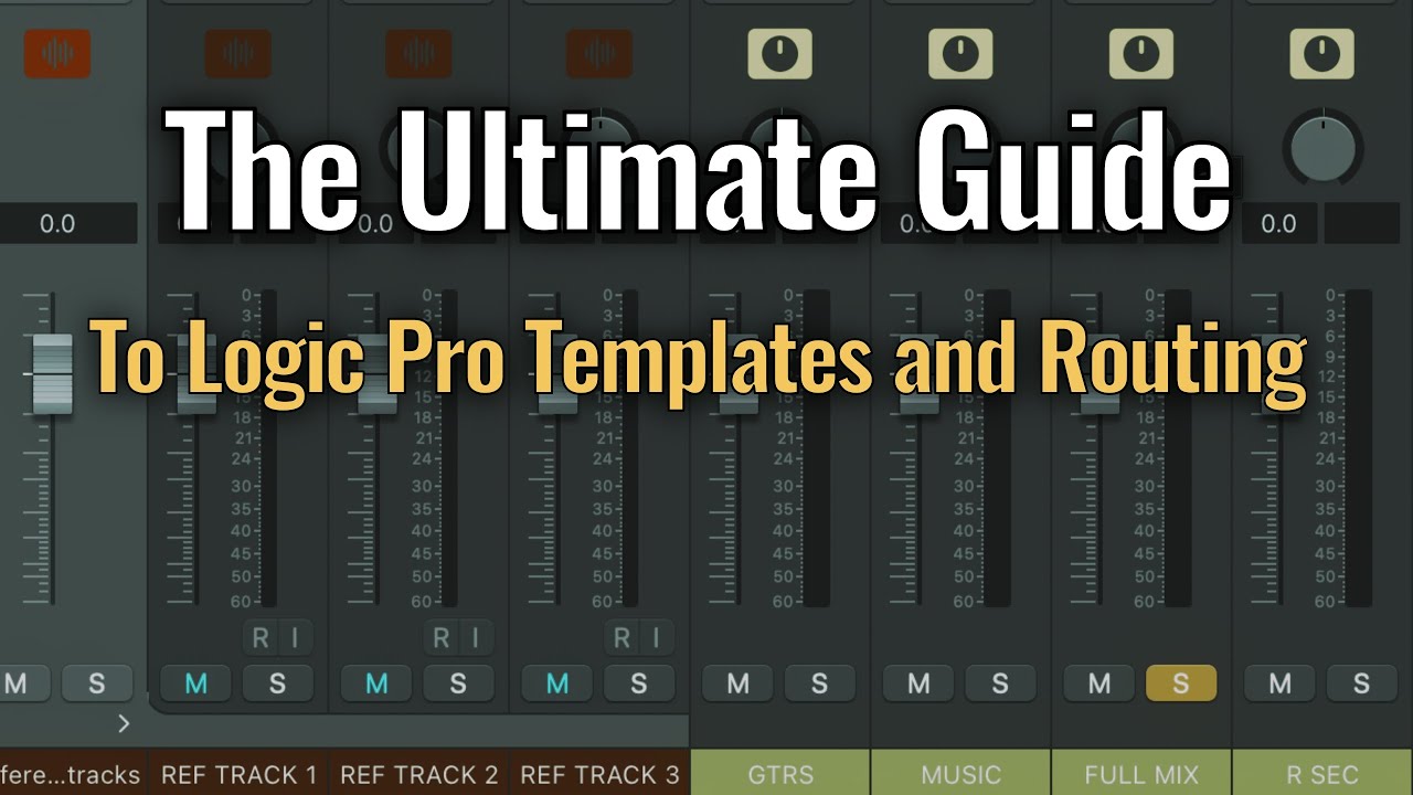 ПОЛНОЕ руководство по шаблонам и маршрутизации Logic Pro, которое ускорит ваш рабочий процесс