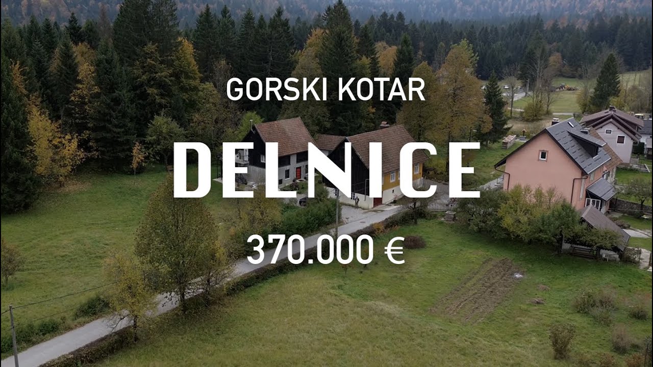 🌲 GORSKI KOTAR, DELNICE &ndash; tri zasebne kuće smje&scaron;tene u srcu prirode, tek minutu od autoputa! 🏡✨