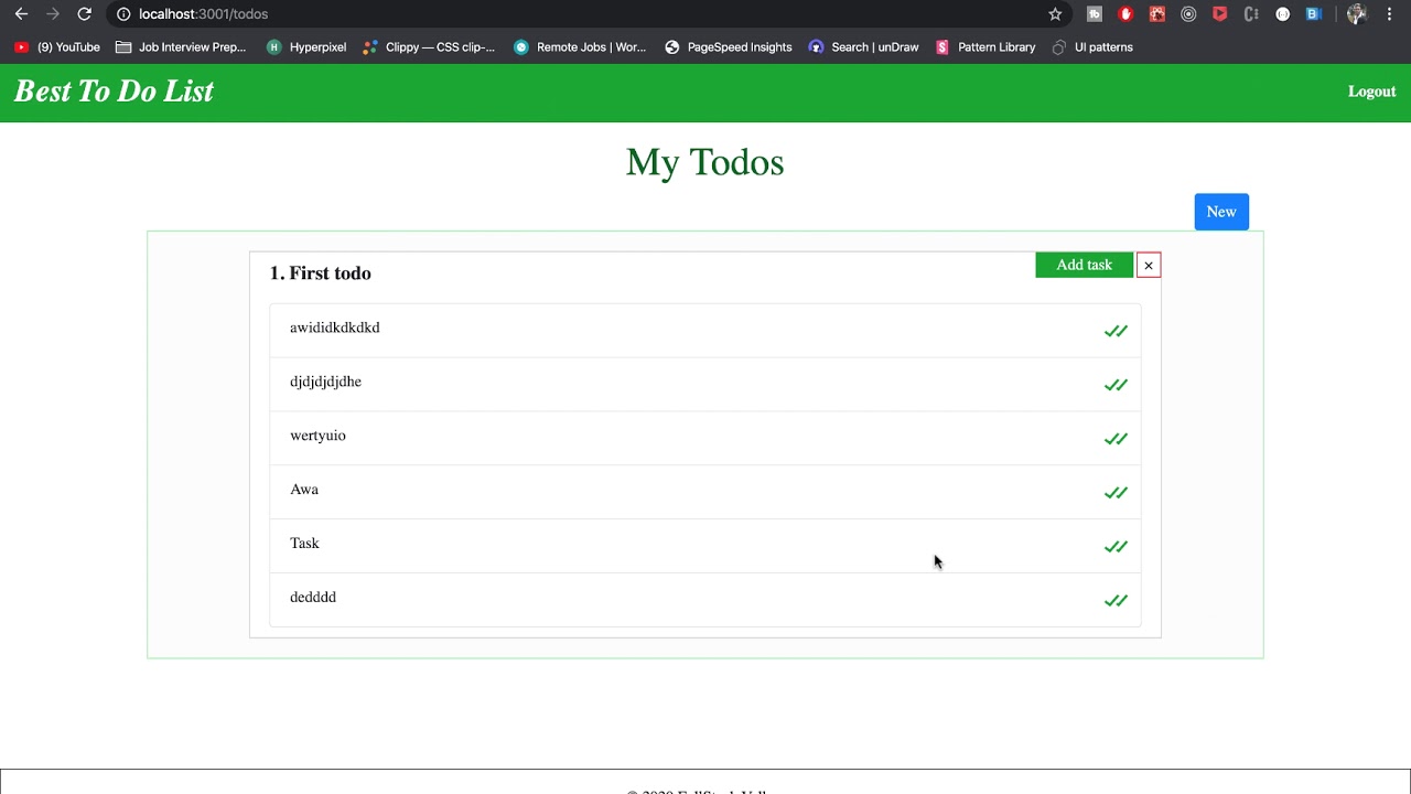 Render a list of task objects ReactJs | Best To Do List App #18.