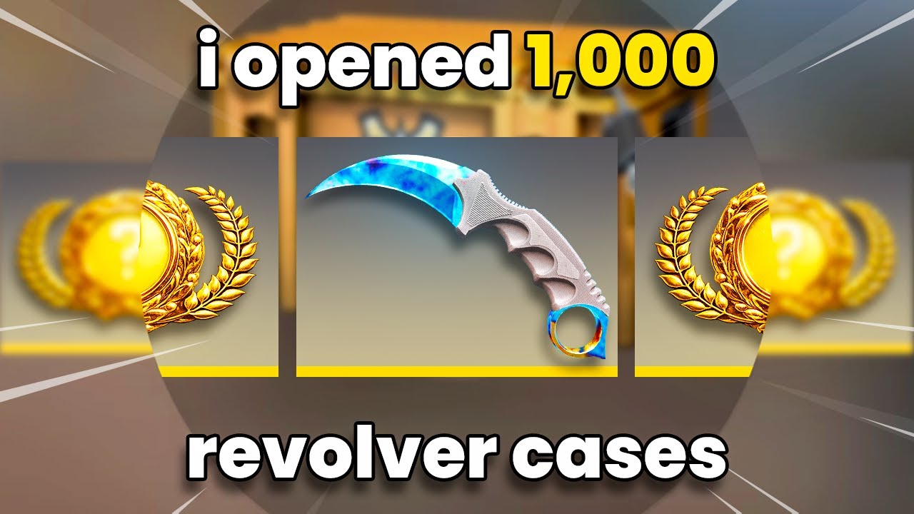 1000x Revolver Case Opening | Gold Tradeup Attempts