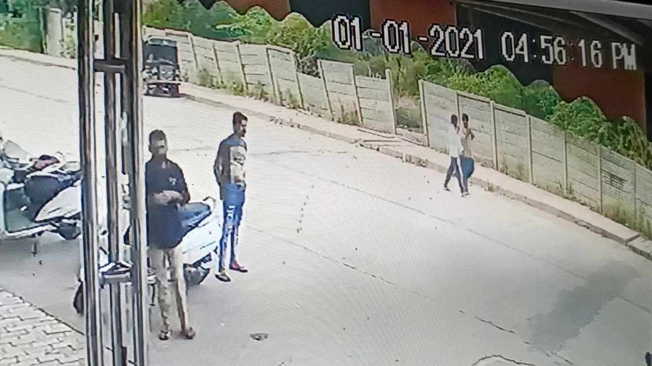 live accident captured on cctv