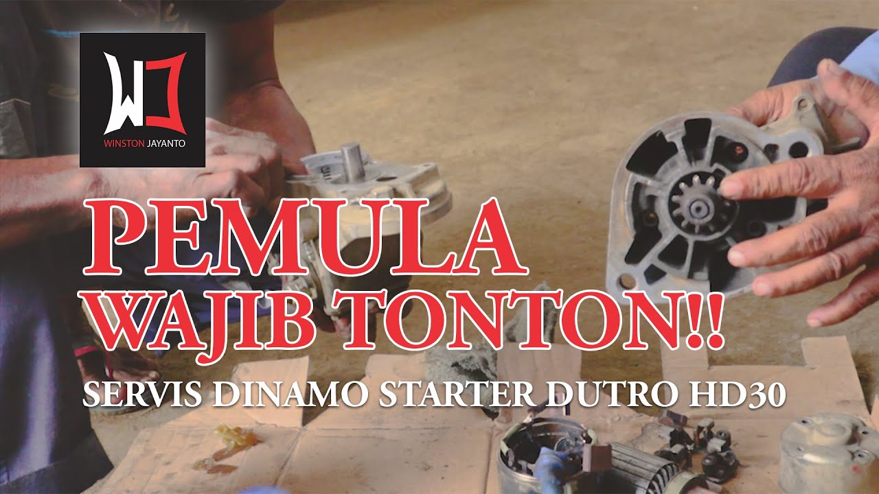 TUTORIAL!! Servis Dinamo Starter HINO DUTRO HD30 | superbintang.com