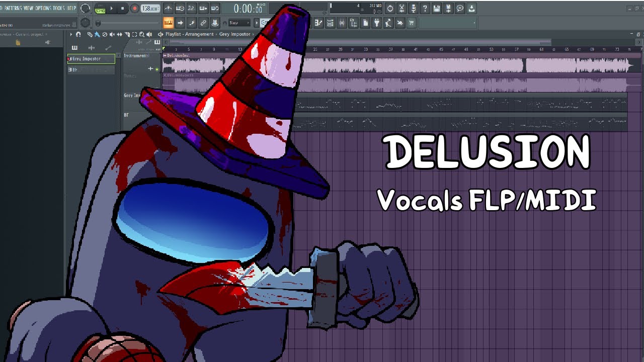 FNF vs. Impostor v4 | Delusion Vocals FLP/MIDI