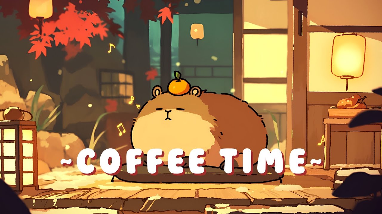 Capybara Lofi Music Station - Japanese-inspired Lofi Collection ~ Chill Session ~ 🦫 ✨ 🌙 | Continu...