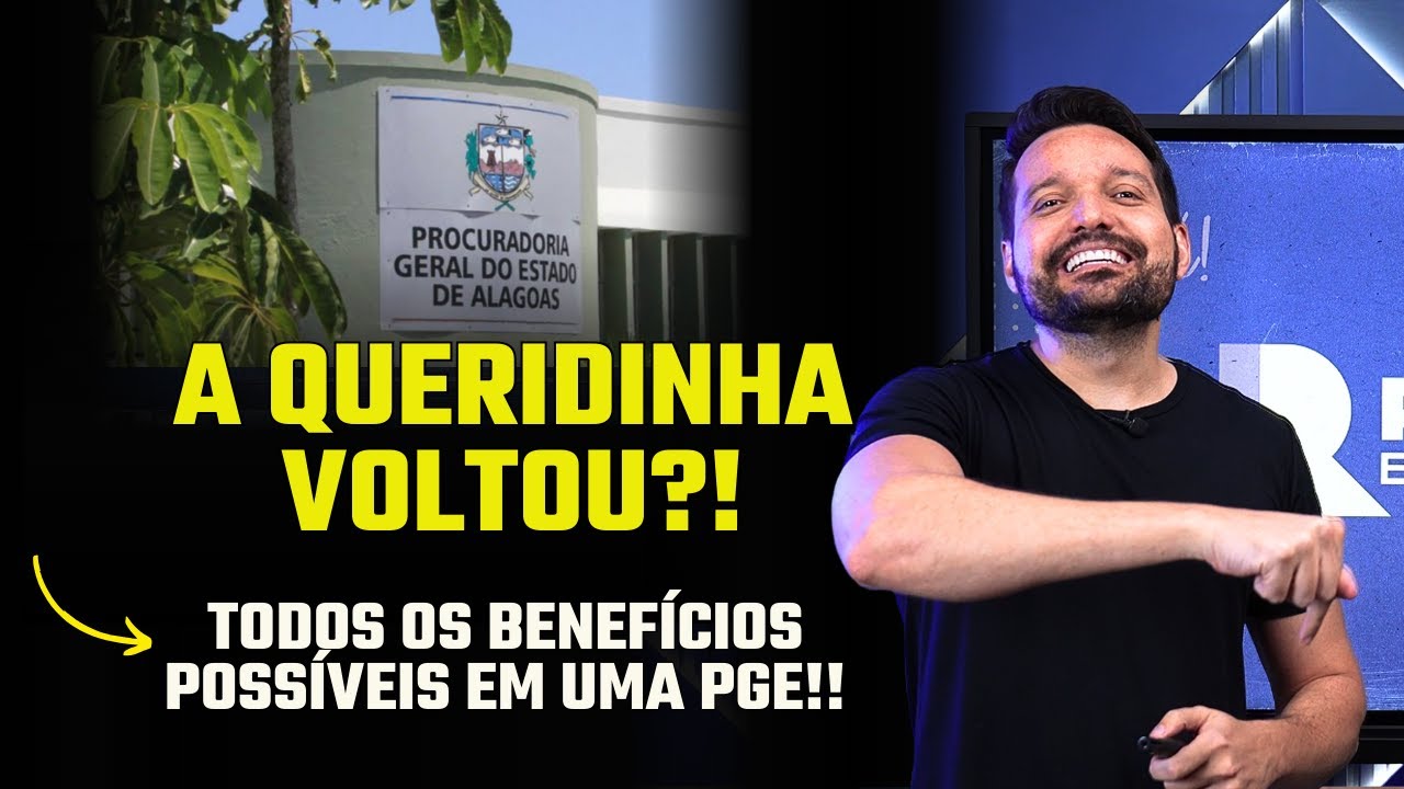 PGE ALAGOAS AUTORIZADA 🔥| Tudo sobre o próximo concurso!