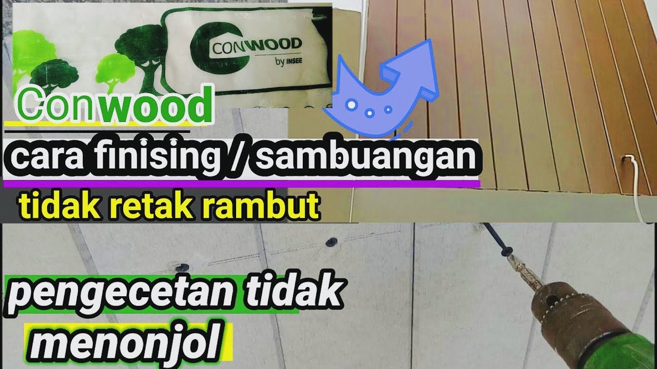 CARA PASANG CONWOOD DINDING DARI AWAL BIAR MUDAH SAMPAI SELESAI