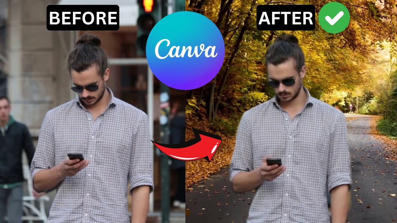 Как изменить фон видео в Canva (без зеленого экрана) I Учебник по редактированию Canva