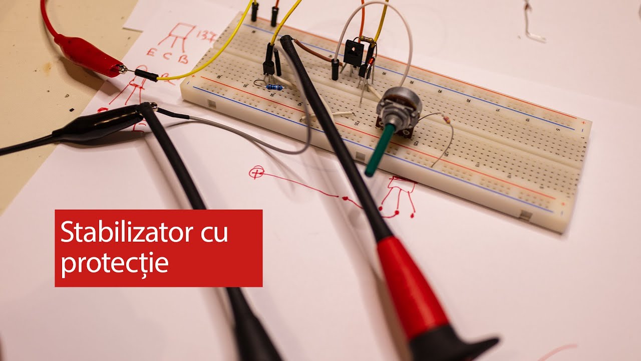 Electronica pentru începători. Stabilizator de tensiune cu protecție. BD137. BC238