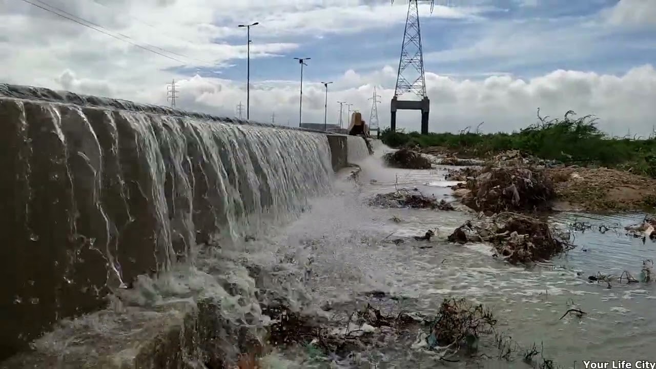 Latest Malir Nadi  Condition - Karachi - 14 August 2022 - #barish #karachi