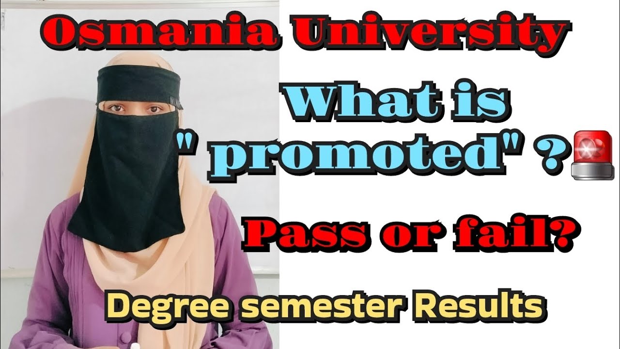 PROMOTED ?🤔💭  degree Semester results / What is promoted? pass or fail? meaning promoted in results