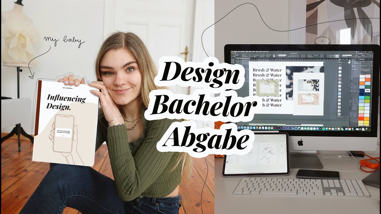 Ich gebe meine Design Bachelor Arbeit ab - Uni Weekly Vlog // I'mJette