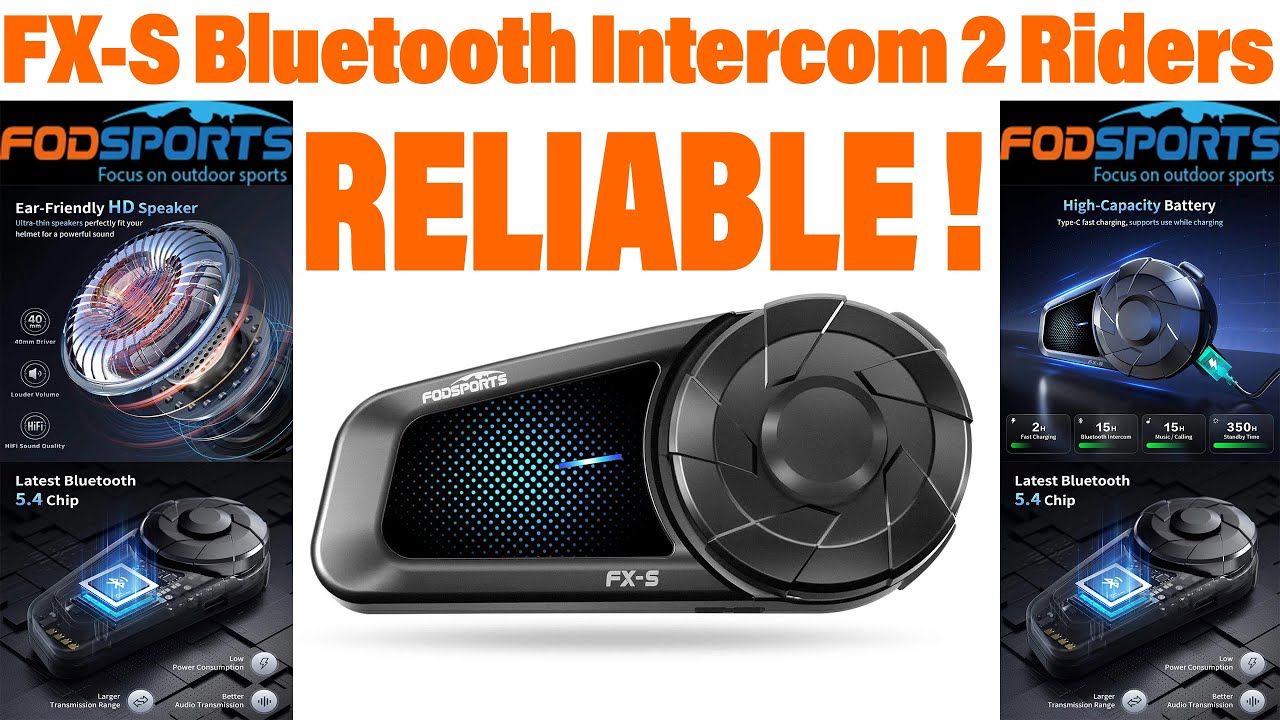 FODSPORTS FX-S Intercom: Better Than You Think!