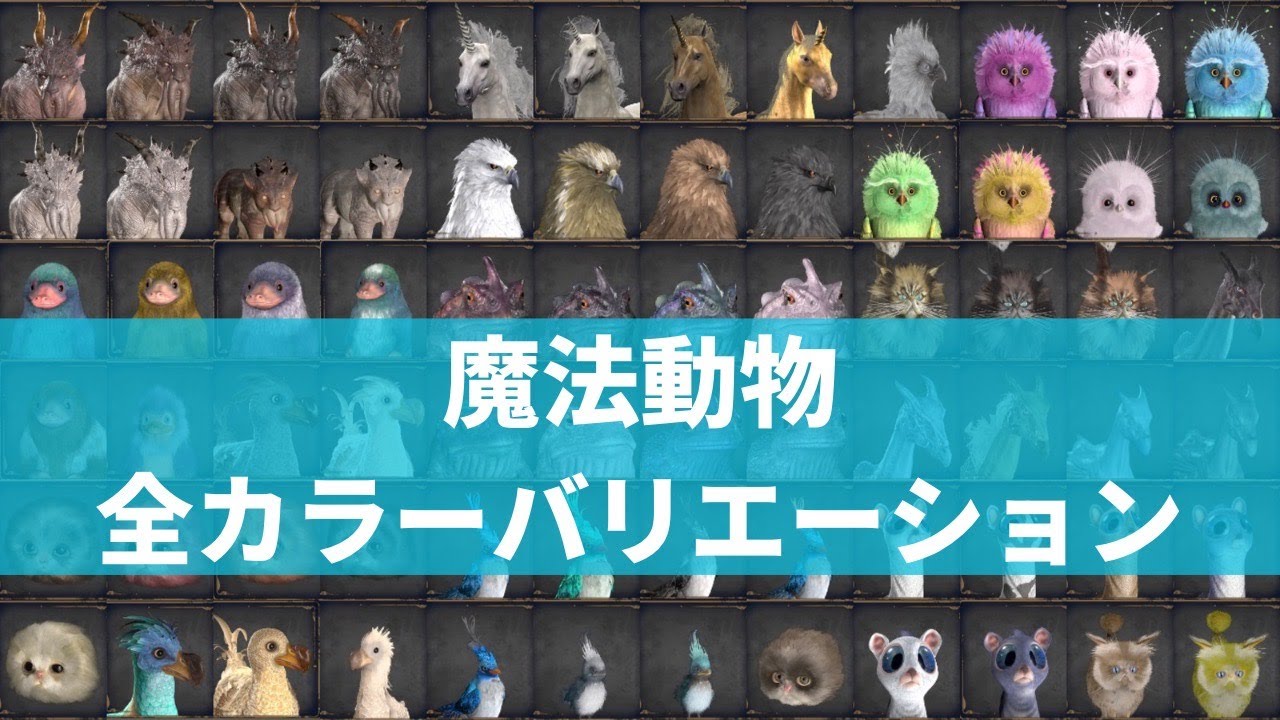 ホグワーツレガシーに登場する全魔法動物