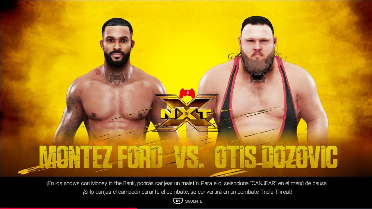 WWE 2k19 Montez Ford vs Otis Dozovic