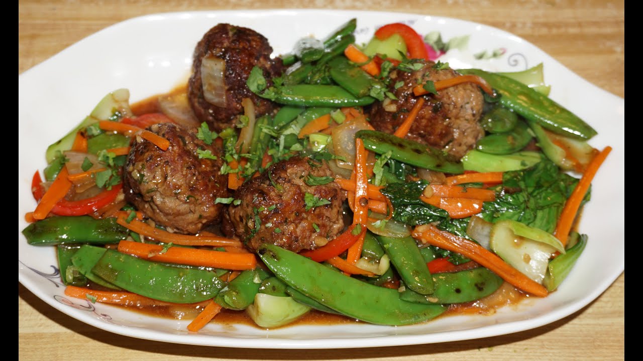 ALBÓNDIGAS CON HONGOS SHITAKE