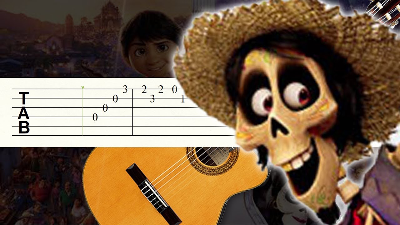 Un Poco Loco / Coco / Guitarra / Tutorial / Tablatura