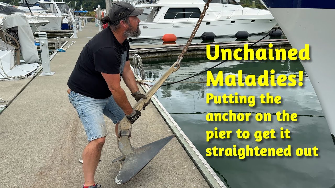 Untwisting your anchor chain if you don't have a swivel.