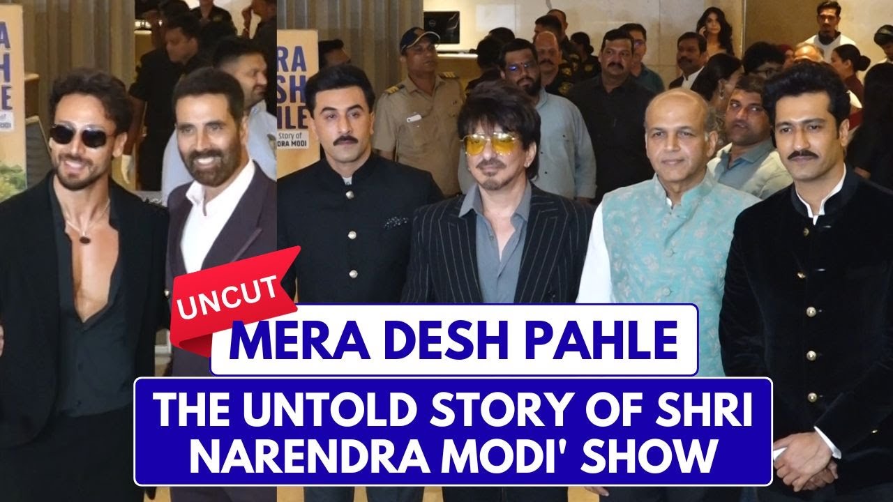 UNCUT — Акшай Кумар и другие на шоу «Mera Desh Pahle – The Untold Story Of Shri Narendra Modi»