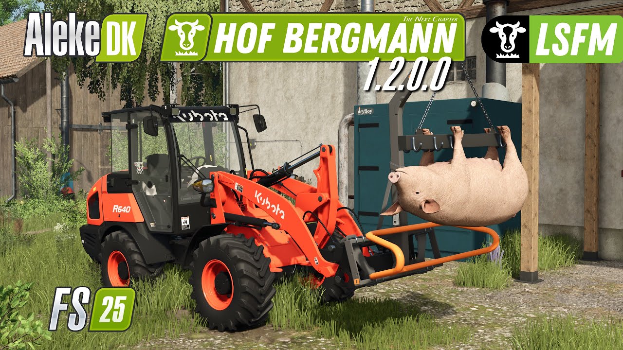 FS25 // #11 // HOF BERGMANN 1.2.0.1 // HOJE O AÇOUGUE VAI TRABALHAR! 🔪🐷