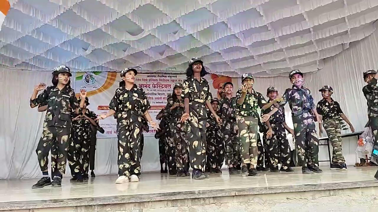 Anand festival of धर्मवीर आनंद दिघे इंग्लिश मीडियम स्कूल विरगाव. अकोले