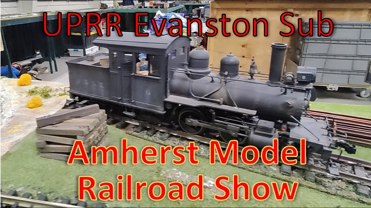 Train Fun at the Amherst Model Railroad Show in Springfield, MA - UPRR Evanston Sub Lombard Hobbies!