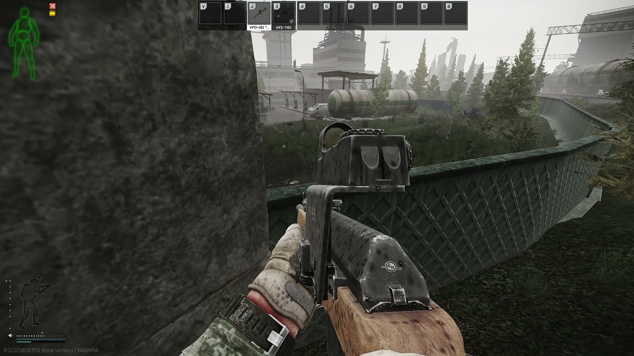 Tarkov Raid 11: Customs with a VPO-101 Vepr Hunter