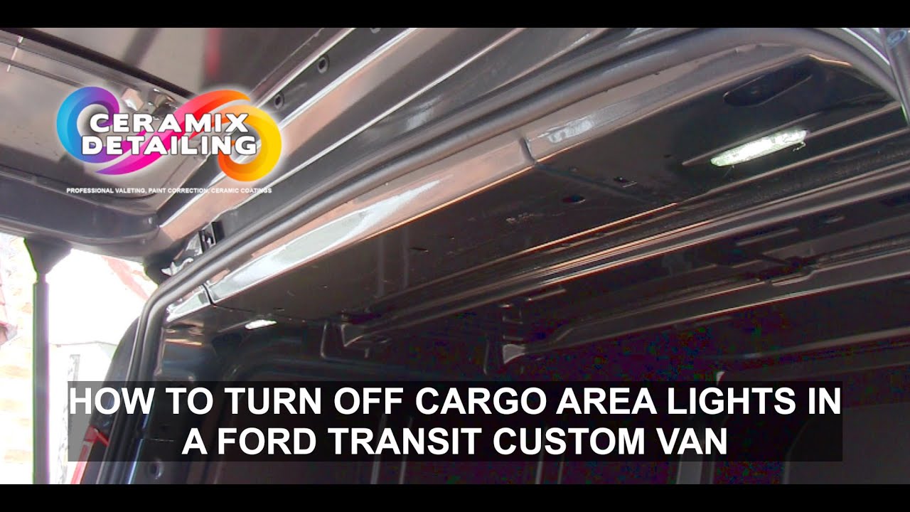 Turn off Ford Transit cargo lights the EASY way !!