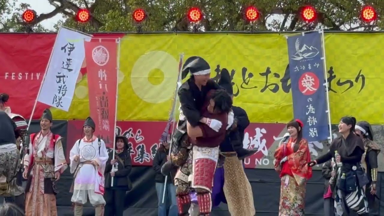 福岡おもてなし武将隊ほか 20260308〜二の丸②日目 大綱引き 熊本城で会おう武士の魂