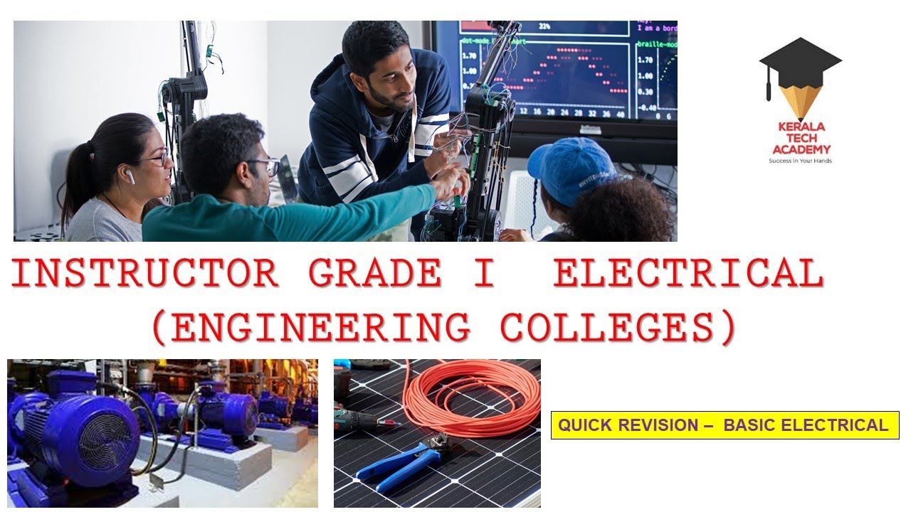 Circuit Parameters| Basic Electrical Engineering| Instructor grade 1 electrical |Kerala Tech Academy