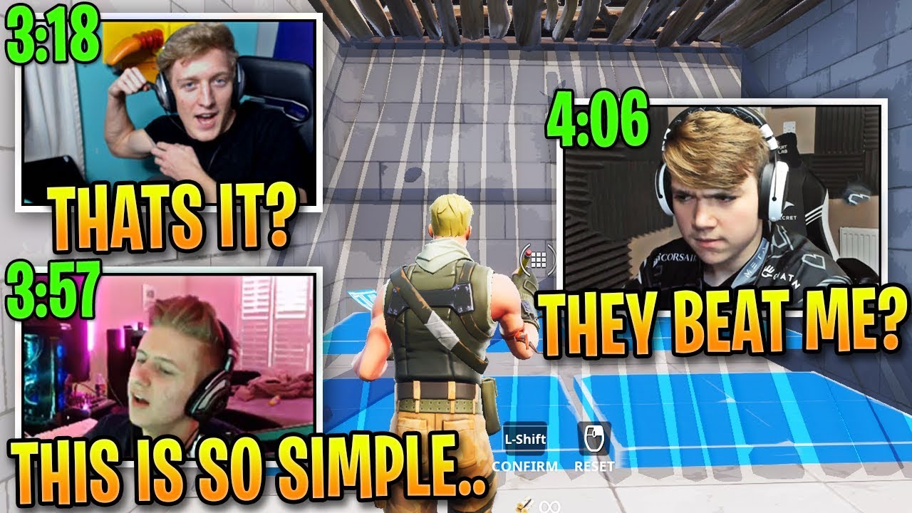 Tfue & Symfuhny DOMINATE Mongraal's Editing Map in Fortnite!