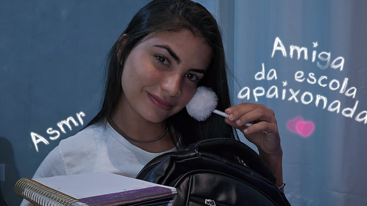ASMR ROLEPLAY amiga da escola obcecada por você te faz dormir no intervalo 💤