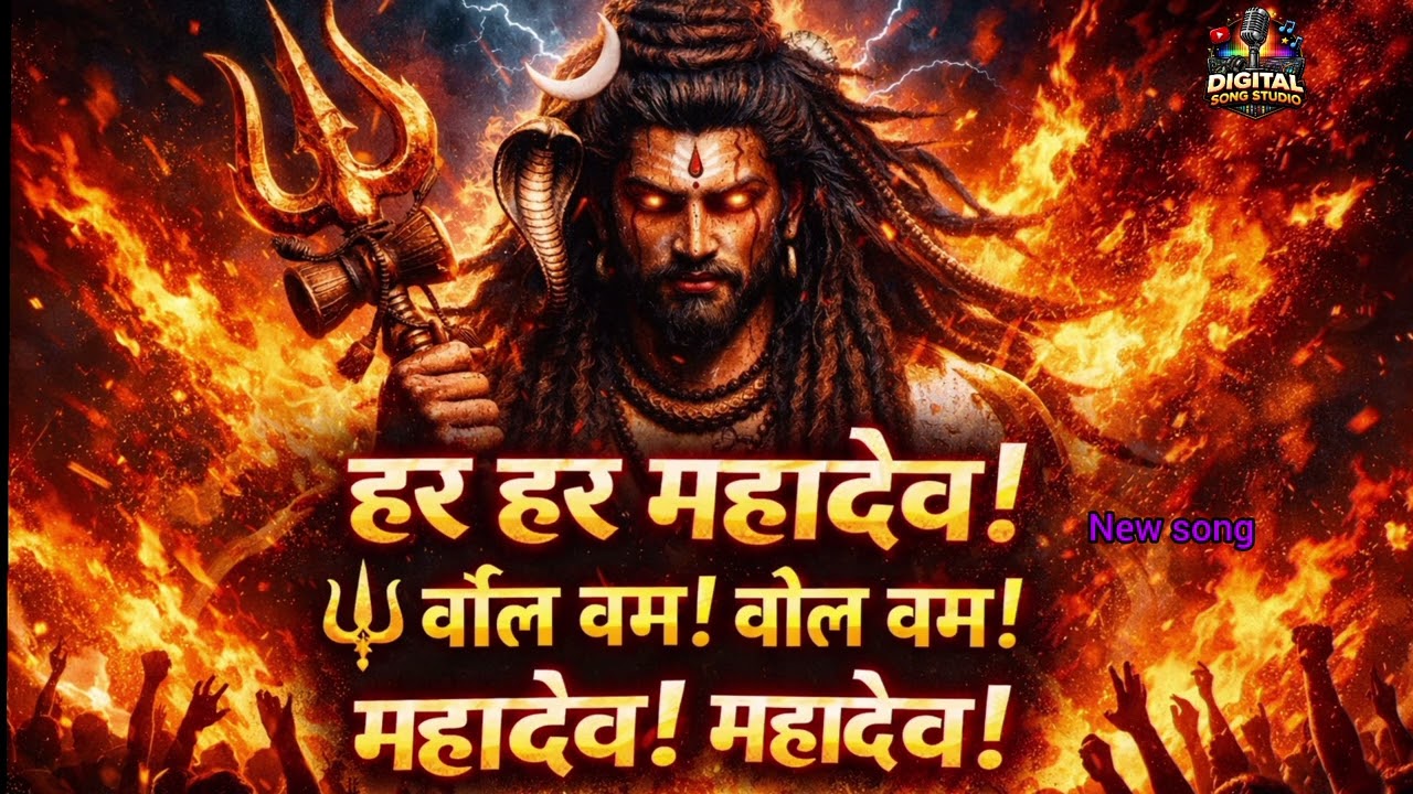 हर हर महादेव! 🔱 बोल बम! बोल बम! | Mahadev DJ Song | Shivratri Special Viral Bhajan 2026|Ai song Anil