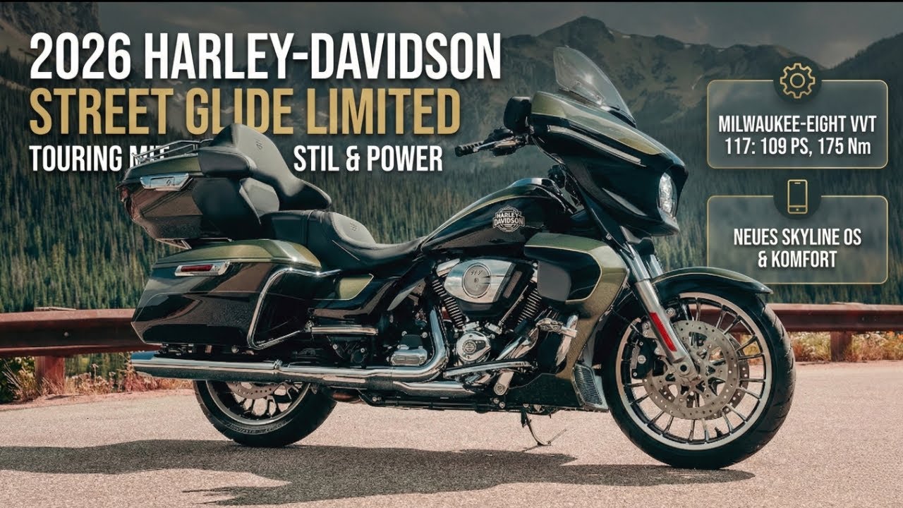 2026 Harley-Davidson Street Glide Limited | Touring mit Stil & Power