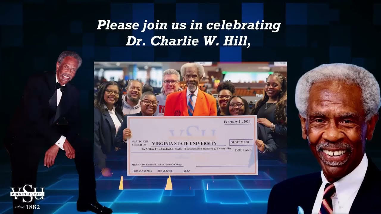 VSU RECEIVES $1.5 MILLION DOLLAR GIFT FROM DR. CHARLIE W. HILL