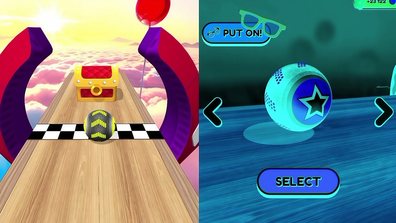 Going Balls Vs Reversed Video Gameplay Super SpeedRun #53