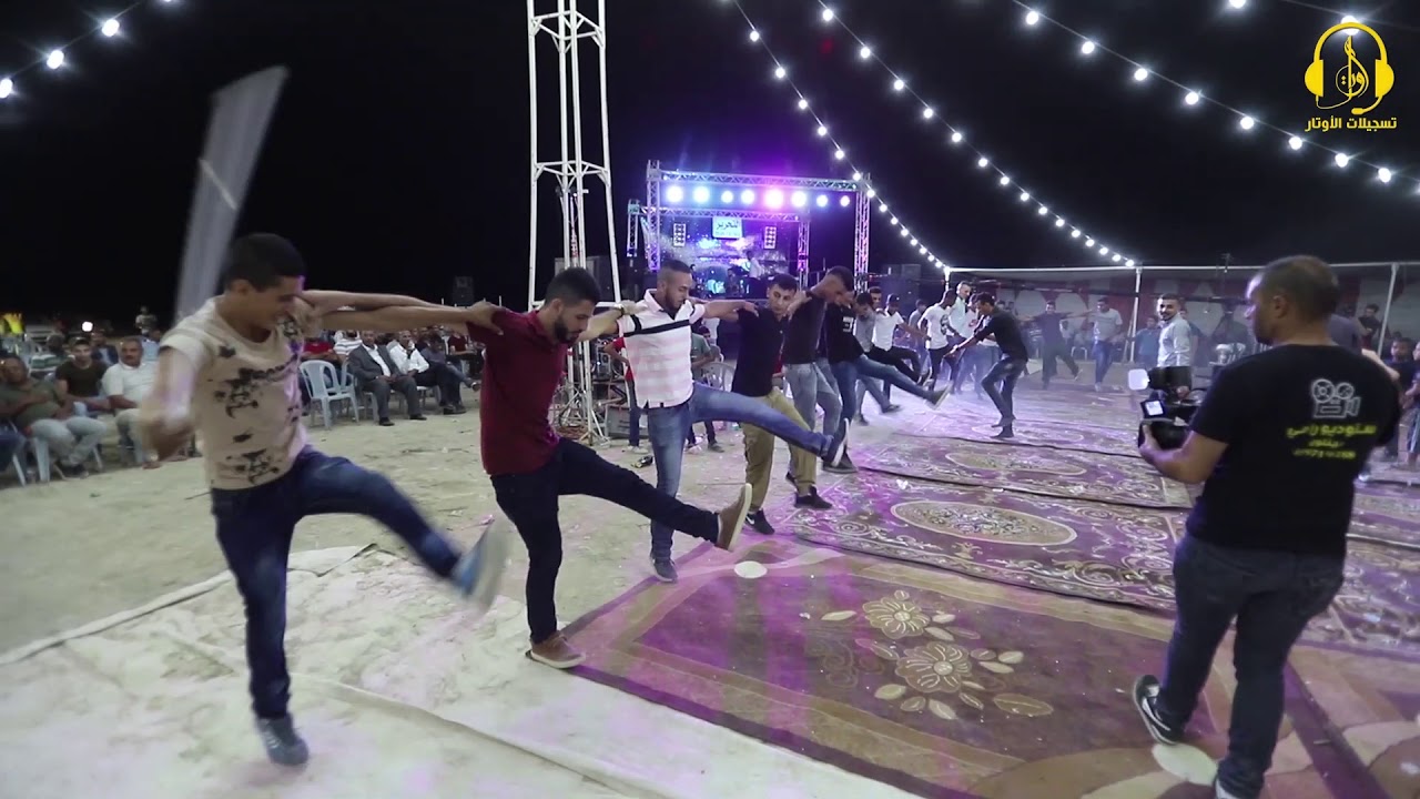دبكة ناارية للفنان جعفر شحادة حفل زفاف العريس ليث نجوم   العوجا 2018