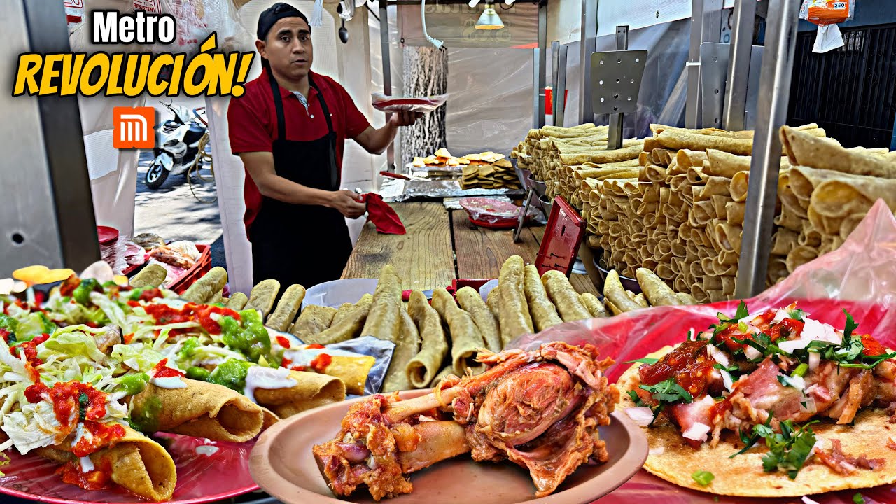 Comimos en el METRO REVOLUCIÓN… ¡y está BARATÍSIMO! 😱🔥