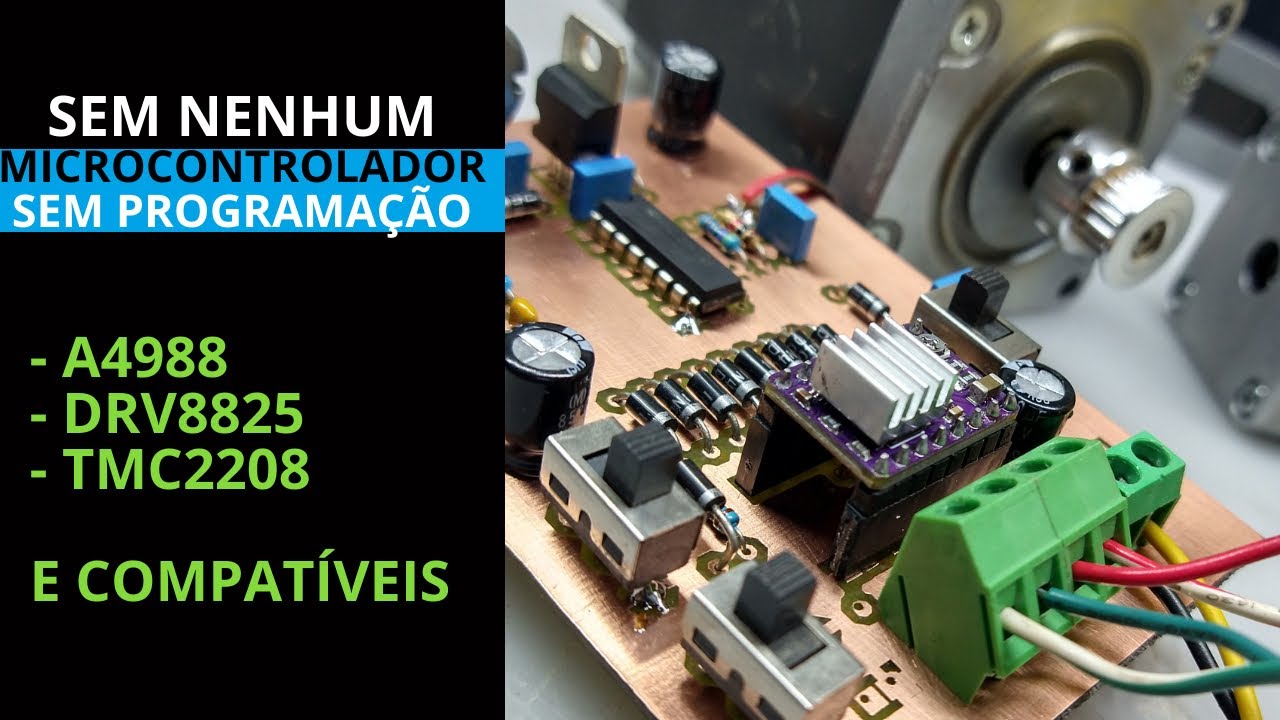 👉 Teste Motores de Passo e Drivers de motor sem Arduino e nem Programação! #pcbway