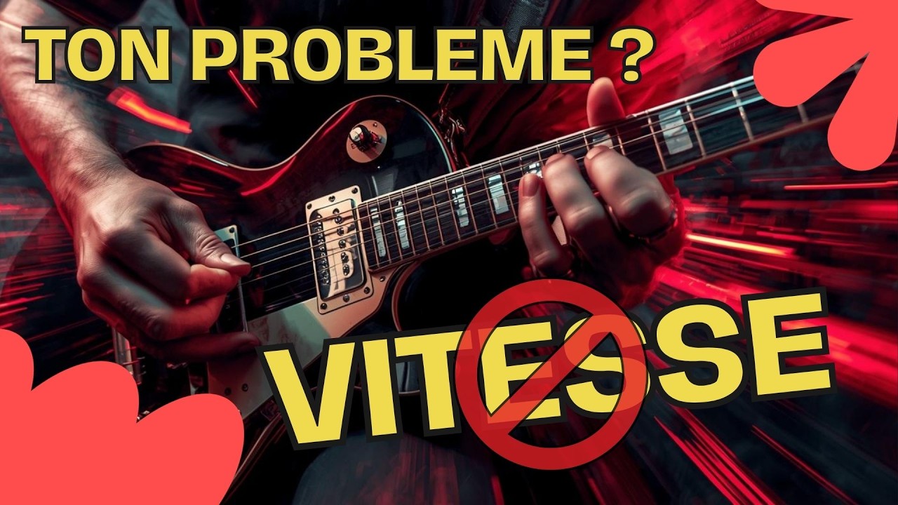 Le PROBLEME de ta TECHNIQUE, ce n'est pas la VITESSE !