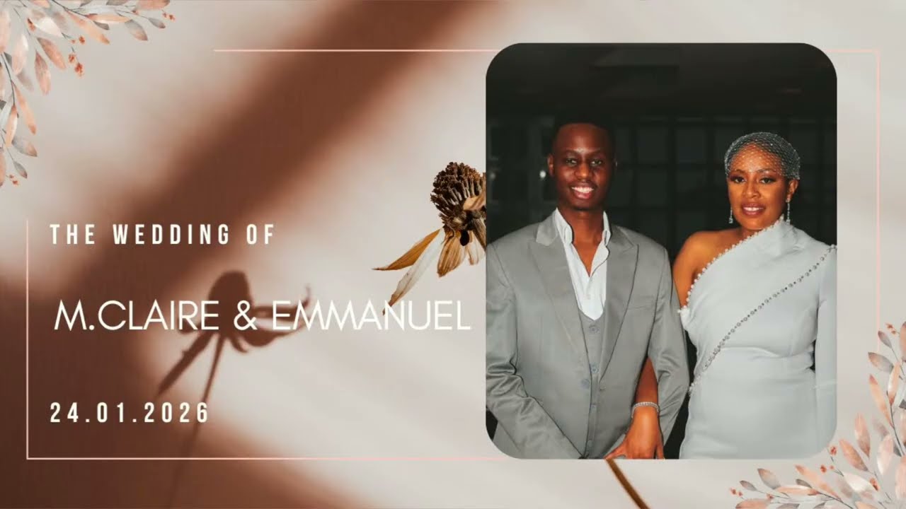 Live Wedding: Claire and Emmy wedding Ceremony at Rebero